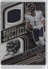 2022 Panini Spectra Sunday Spectacle Justin Fields #SS-JFI card
