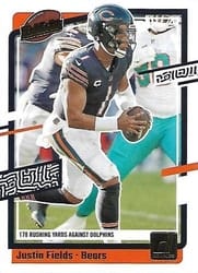 2023 Donruss Highlights Justin Fields #H-JF card