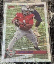 2023 Panini Chronicles Draft Picks Donruss Retro Justin Fields #10 card