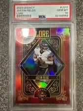 2023 Panini Legacy Lore Justin Fields #LO-11 card