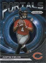 2023 Panini Prizm Portals Justin Fields #7 card