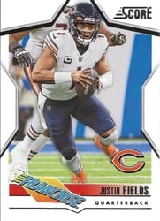 2023 Score The Franchise Justin Fields #6 card