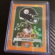 2024 Panini Contenders Optic X's and O's Justin Fields #50 card