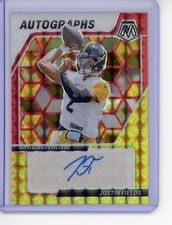2024 Panini Mosaic Autographs Mosaic Justin Fields #AM-JFS card