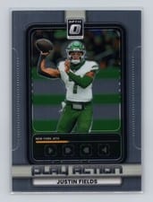2025 Donruss Optic Play Action Justin Fields #17 card