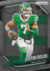 2025 Panini Prizm Base Set Justin Fields #218 card