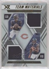 2022 Panini XR Team Materials Justin Fields / David Montgomery #TM-13 card