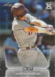 2020 Leaf Draft Base Set Justin Foscue #37 card