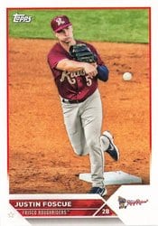 2023 Topps Pro Debut Base Set Justin Foscue #PD-147 card