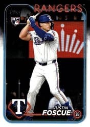 2024 Topps Update Base Set Justin Foscue #US296 card