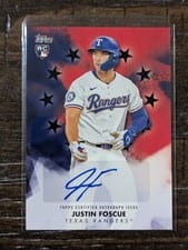 2024 Topps Update Baseball Stars Autographs Justin Foscue #BSAU-JF card