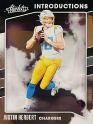 2020 Panini Absolute Introductions Justin Herbert #3 card