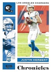 2020 Panini Chronicles Base Set Justin Herbert #53 card
