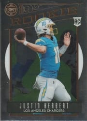 2020 Panini Chronicles Legacy Update Rookies Justin Herbert #203 card