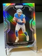 2020 Panini Chronicles Prizm Black Justin Herbert #PB3 card