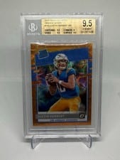 2020 Panini Donruss Optic Justin Herbert Orange Scope #153 card