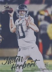 2020 Panini Luminance Base Set Justin Herbert #103 card