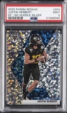 2020 Panini Mosaic Justin Herbert #204 card