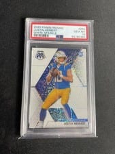 2020 Panini Mosaic Justin Herbert White Sparkle #204 card