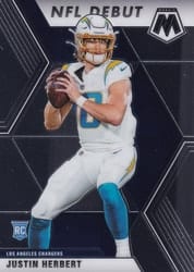 2020 Panini Mosaic Base Set Justin Herbert #263 card