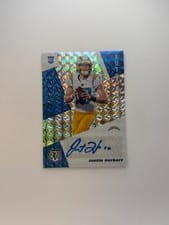2020 Panini Mosaic Rookie Autographs Justin Herbert #RA4 card