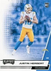 2020 Panini Playoff Base Set Justin Herbert #203 card