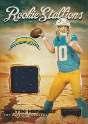 2020 Panini Playoff Rookie Stallions Justin Herbert #RS-3 card