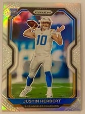 2020 Panini Prizm Justin Herbert Silver #325