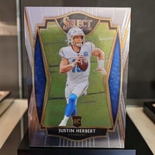 2020 Panini Select Justin Herbert #144 card