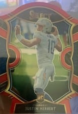 2020 Panini Select Justin Herbert #44 card