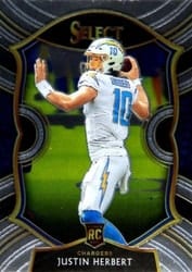 2020 Panini Select Base Set Justin Herbert #44 card