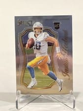 2020 Panini Select Certified Rookies Justin Herbert card