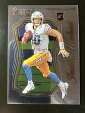 2020 Panini Select Certified Rookies Justin Herbert #SCR-4 card