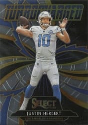 2020 Panini Select Turbocharged Justin Herbert #T24 card