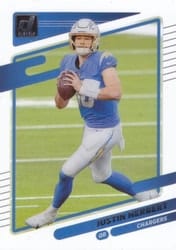 2021 Clearly Donruss Base Set Justin Herbert #24 card