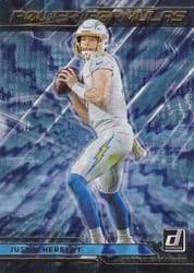 2021 Donruss Power Formulas Justin Herbert #PF8 card