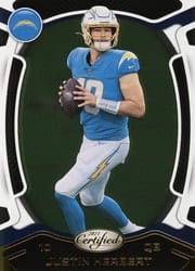 2021 Panini Certified Base Set Justin Herbert #49 card