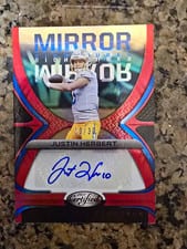 2021 Panini Certified Mirror Signatures Justin Herbert #MS-JH card