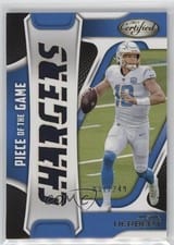 2021 Panini Certified Piece of the Game Justin Herbert #POG-JUH card