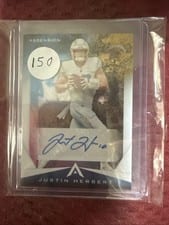 2021 Panini Chronicles Ascension Autographs Justin Herbert #ASC-JHE card