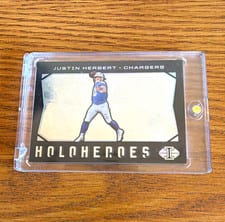 2021 Panini Illusions HoloHeroes Justin Herbert #HHJH-1 card