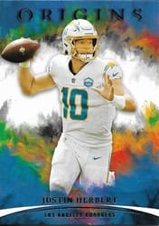 2021 Panini Origins Base Set Justin Herbert #51 card