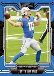 2021 Panini Playbook Base Set Justin Herbert #65 card