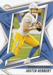 2021 Panini Rookies & Stars Base Set Justin Herbert #75 card