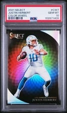 2021 Panini Select Color Wheel Justin Herbert #CW-7 card