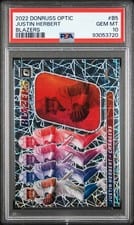 2022 Donruss Optic Blazers Justin Herbert #B-5 card