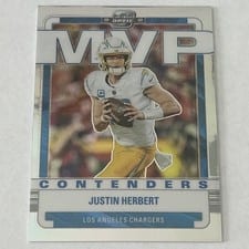 2022 Panini Contenders Optic MVP Contenders Justin Herbert #MVP-3 card