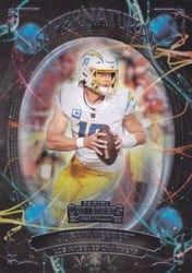 2022 Panini Contenders Supernatural Justin Herbert #SN-JHE card