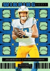 2022 Panini Contenders Winning Ticket Justin Herbert #WT-JHE card