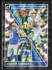 2022 Panini Donruss Power Plus Justin Herbert #PP-10 card